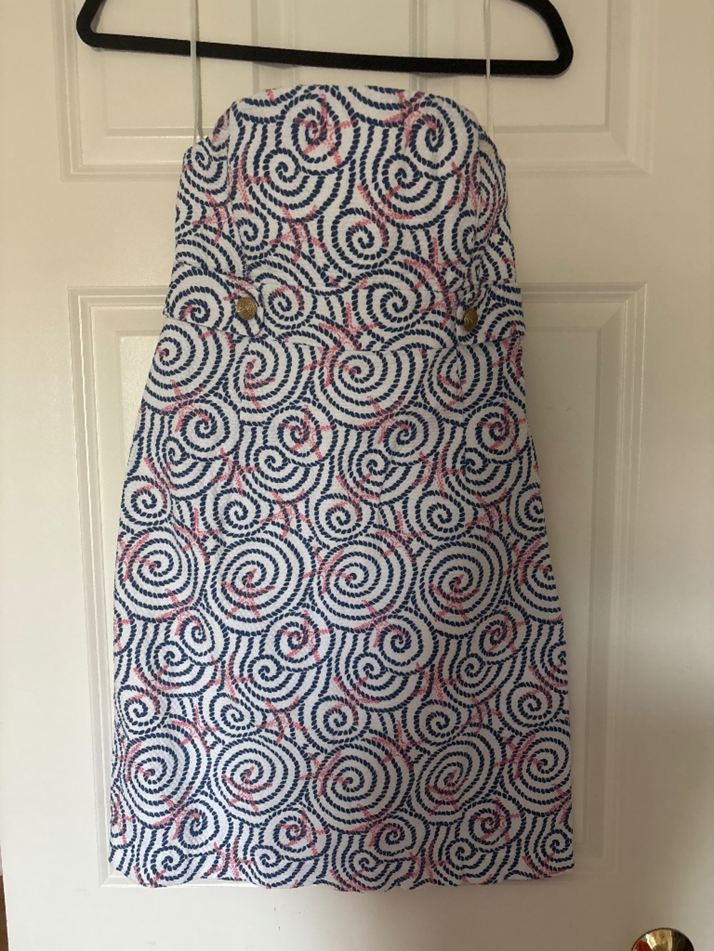 Strapless VV dress